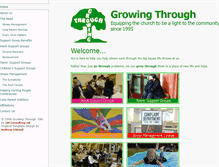Tablet Screenshot of growing-through.org